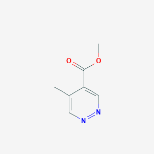 molecular formula C7H8N2O2 B1404959 5-甲基吡哒嗪-4-甲酸甲酯 CAS No. 1363383-02-1
