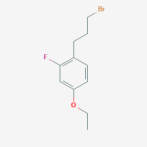 1-(3-Bromopropyl)-4-ethoxy-2-fluorobenzene