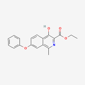 Ethyl 4-hydroxy-1-methyl-7-phenoxyisoquinoline-3-carboxylate