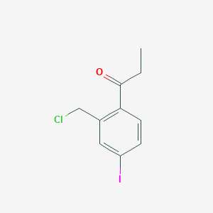 1-(2-(Chloromethyl)-4-iodophenyl)propan-1-one