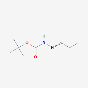 molecular formula C9H18N2O2 B14049718 tert-butyl N-(butan-2-ylideneamino)carbamate 