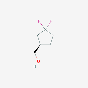 molecular formula C6H10F2O B1404973 (R)-(3,3-difluorocyclopentyl)methanol CAS No. 1407997-85-6