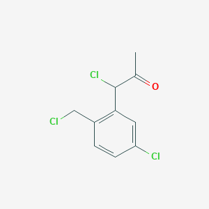 1-Chloro-1-(5-chloro-2-(chloromethyl)phenyl)propan-2-one