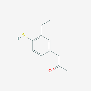 1-(3-Ethyl-4-mercaptophenyl)propan-2-one