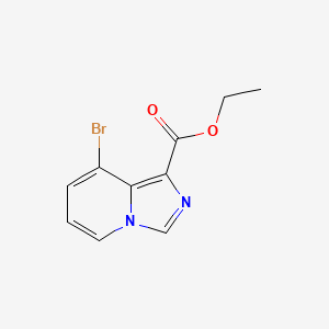 molecular formula C10H9BrN2O2 B1404976 8-溴咪唑并[1,5-A]吡啶-1-羧酸乙酯 CAS No. 1363382-16-4