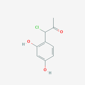 1-Chloro-1-(2,4-dihydroxyphenyl)propan-2-one