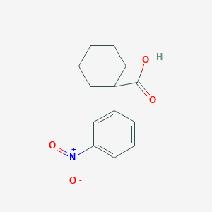 1-(3-Nitrophenyl)cyclohexane-1-carboxylic acid