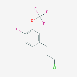 1-(3-Chloropropyl)-4-fluoro-3-(trifluoromethoxy)benzene