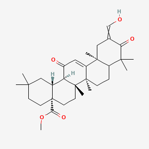 methyl (4aS,6aR,6bS,12aS,14aR,14bR)-11-(hydroxymethylidene)-2,2,6a,6b,9,9,12a-heptamethyl-10,14-dioxo-3,4,5,6,7,8,8a,12,14a,14b-decahydro-1H-picene-4a-carboxylate