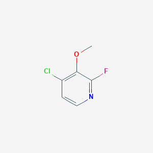 molecular formula C6H5ClFNO B14049887 4-Chloro-2-fluoro-3-methoxypyridine 