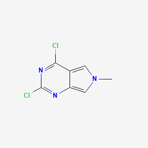2,4-dichloro-6-methyl-6H-pyrrolo[3,4-d]pyrimidine
