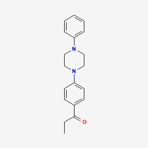 1-(4-(4-Phenylpiperazin-1-YL)phenyl)propan-1-one