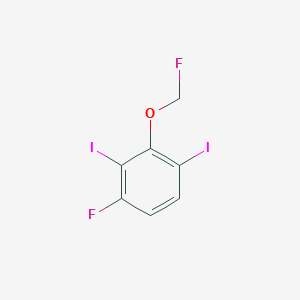 1,3-Diiodo-4-fluoro-2-(fluoromethoxy)benzene