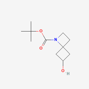 molecular formula C11H19NO3 B1404992 1-Boc-6-羟基-1-氮杂螺[3.3]庚烷 CAS No. 1389264-27-0