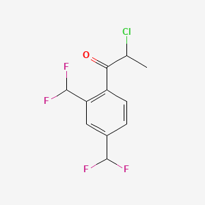 1-(2,4-Bis(difluoromethyl)phenyl)-2-chloropropan-1-one