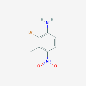 molecular formula C7H7BrN2O2 B14049951 2-Bromo-3-methyl-4-nitroaniline 