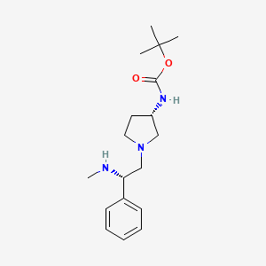 Tert-butyl ((S)-1-((S)-2-(methylamino)-2-phenylethyl)pyrrolidin-3-YL)carbamate