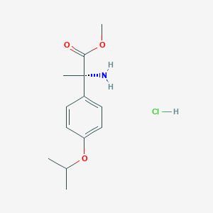 (S)-Methyl 2-amino-2-(4-isopropoxyphenyl)propanoate hcl