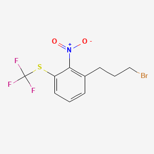 1-(3-Bromopropyl)-2-nitro-3-(trifluoromethylthio)benzene