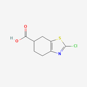 2-Chloro-4,5,6,7-tetrahydrobenzo[d]thiazole-6-carboxylic acid