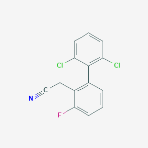 (2',6'-Dichloro-3-fluoro-biphenyl-2-yl)-acetonitrile