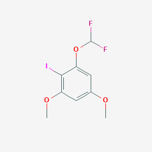 1-Difluoromethoxy-3,5-dimethoxy-2-iodobenzene