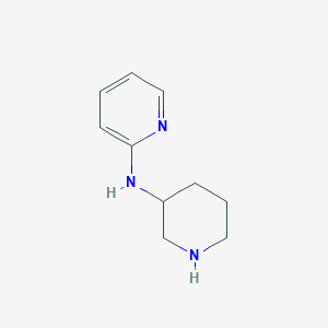 molecular formula C10H15N3 B14050191 N-(piperidin-3-yl)pyridin-2-amine 