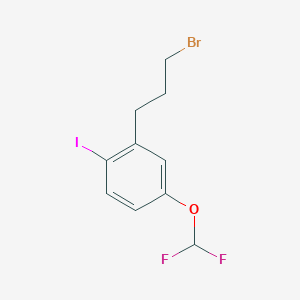 1-(3-Bromopropyl)-5-(difluoromethoxy)-2-iodobenzene