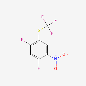 1,5-Difluoro-2-nitro-4-(trifluoromethylthio)benzene