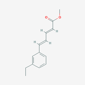 (2E,4E)-Methyl 5-(3-ethylphenyl)penta-2,4-dienoate