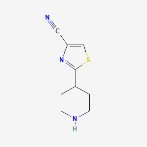 2-(Piperidin-4-YL)thiazole-4-carbonitrile