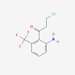 1-(2-Amino-6-(trifluoromethyl)phenyl)-3-chloropropan-1-one