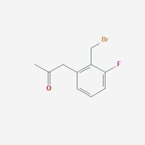 1-(2-(Bromomethyl)-3-fluorophenyl)propan-2-one