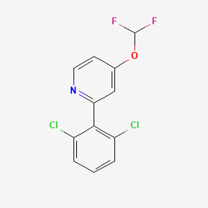 2-(2,6-Dichlorophenyl)-4-(difluoromethoxy)pyridine