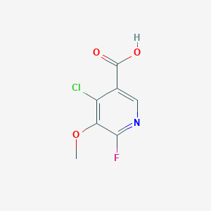 4-Chloro-6-fluoro-5-methoxynicotinic acid