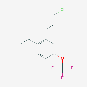 1-(3-Chloropropyl)-2-ethyl-5-(trifluoromethoxy)benzene