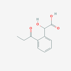 1-(2-(Carboxy(hydroxy)methyl)phenyl)propan-1-one