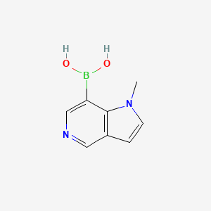 (1-Methyl-1H-pyrrolo[3,2-C]pyridin-7-YL)boronic acid