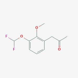 1-(3-(Difluoromethoxy)-2-methoxyphenyl)propan-2-one