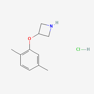 molecular formula C11H16ClNO B1405039 3-(2,5-Dimethylphenoxy)azetidine hydrochloride CAS No. 1707604-63-4