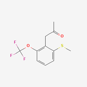 1-(2-(Methylthio)-6-(trifluoromethoxy)phenyl)propan-2-one