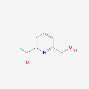 molecular formula C8H9NO2 B140505 1-(6-(羟甲基)吡啶-2-基)乙酮 CAS No. 135450-43-0