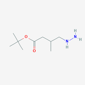 molecular formula C9H20N2O2 B14050543 3-Boc-amino-2-methyl-propylamine 