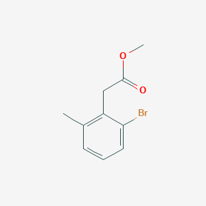 molecular formula C10H11BrO2 B14050546 Methyl 2-(2-bromo-6-methylphenyl)acetate 