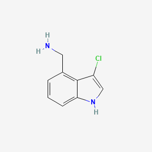 (3-Chloro-1H-indol-4-yl)methanamine