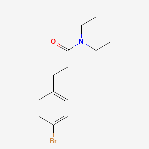 3-(4-bromophenyl)-N,N-diethylpropanamide