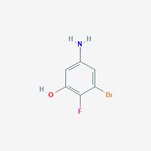 3-Bromo-4-fluoro-5-hydroxyaniline