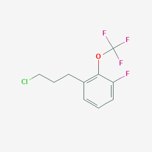 1-(3-Chloropropyl)-3-fluoro-2-(trifluoromethoxy)benzene