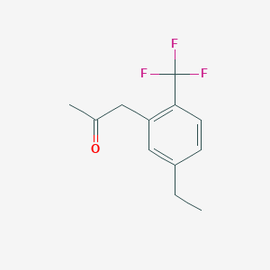 1-(5-Ethyl-2-(trifluoromethyl)phenyl)propan-2-one