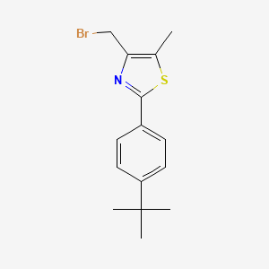 4-Bromomethyl-2-(4-tert-butylphenyl)-5-methylthiazole